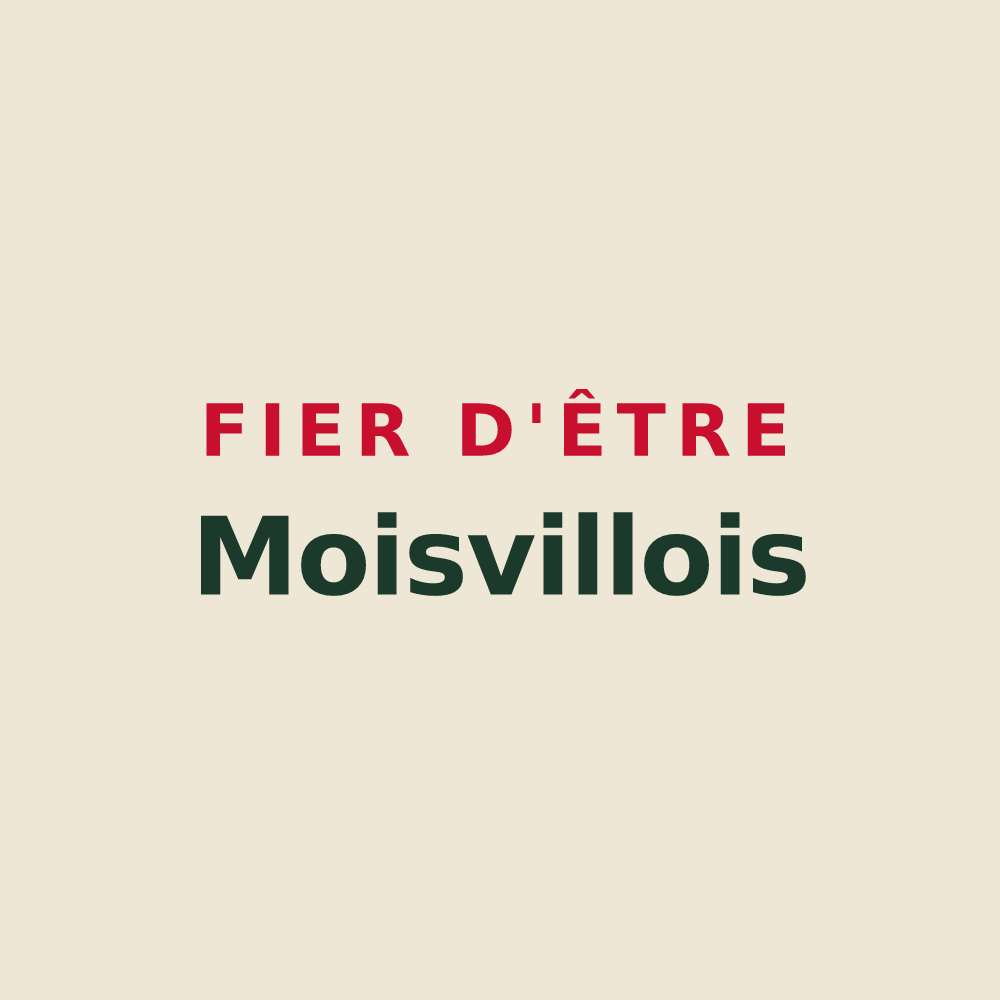 Tote bag « Fier d'être Moisvillois » — design pour Moisville