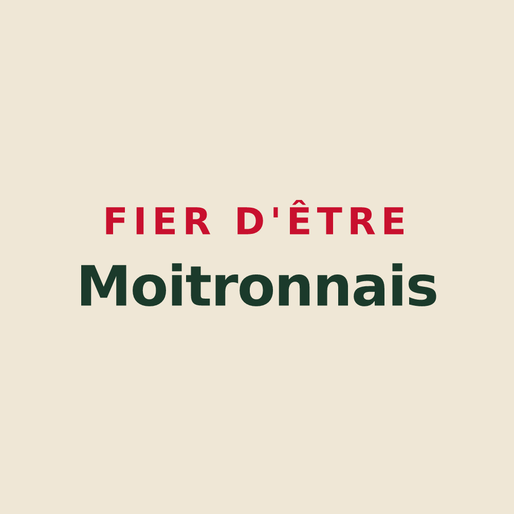 Tote bag « Fier d'être Moitronnais » — design pour Moitron-sur-Sarthe