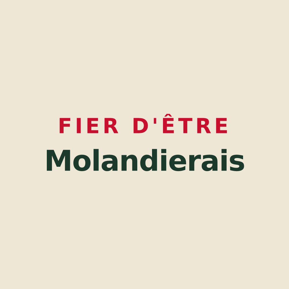Tote bag « Fier d'être Molandierais » — design pour Molandier