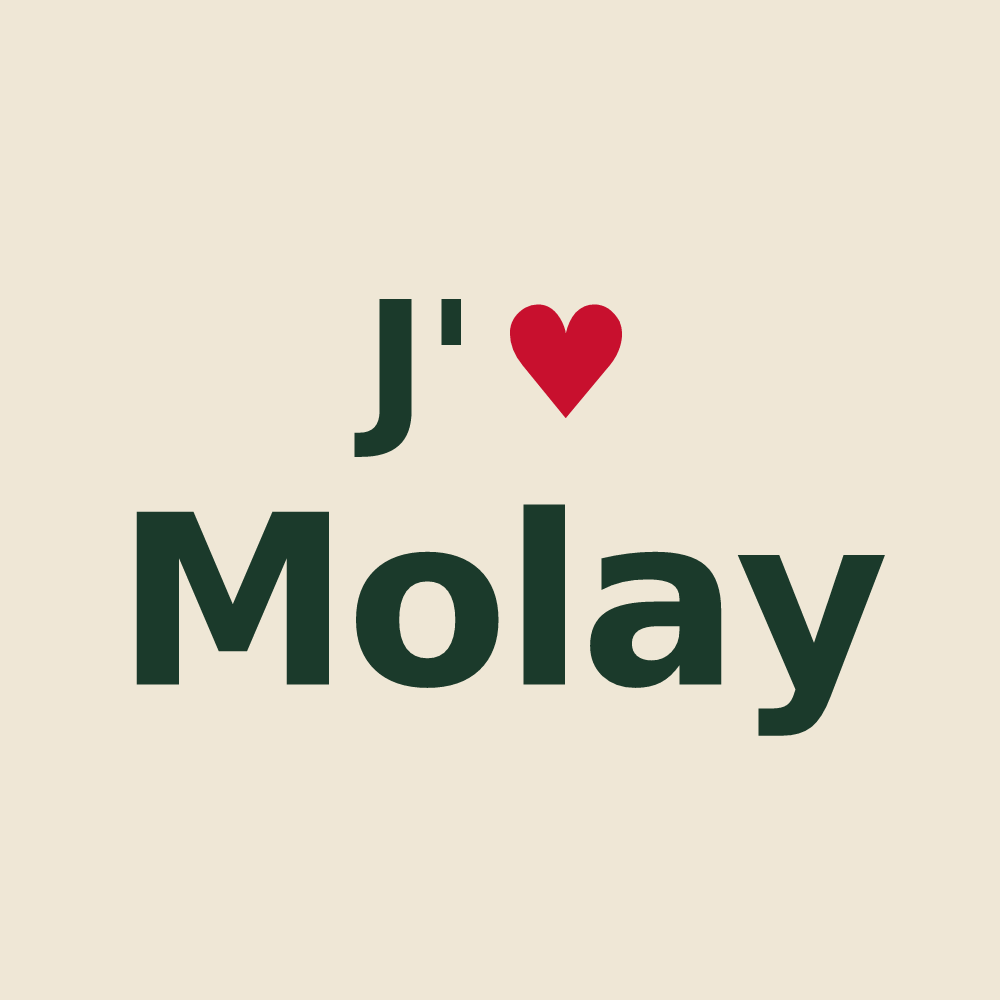 Tote bag personnalisé Molay — design J'aime Molay