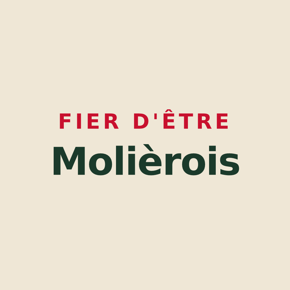 Tote bag « Fier d'être Molièrois » — design pour Molières-sur-Cèze