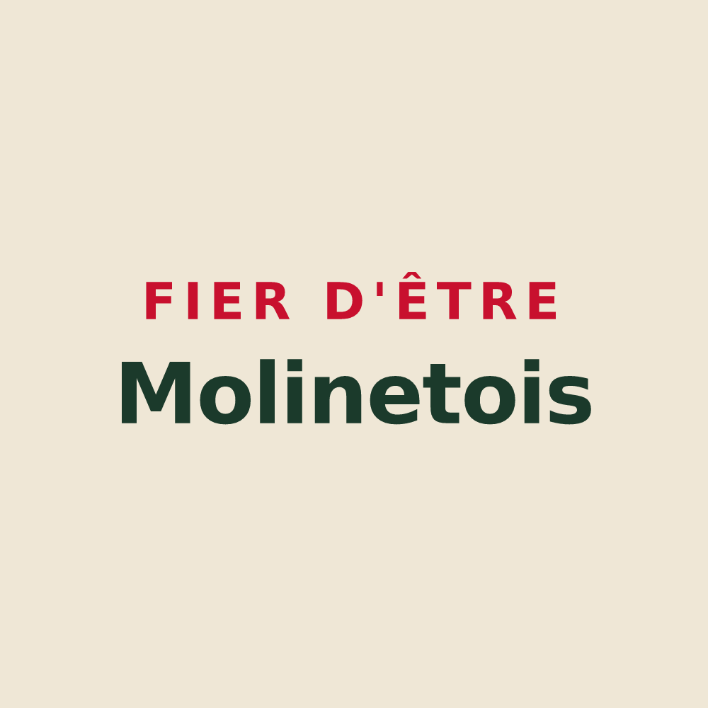 Tote bag « Fier d'être Molinetois » — design pour Molinet