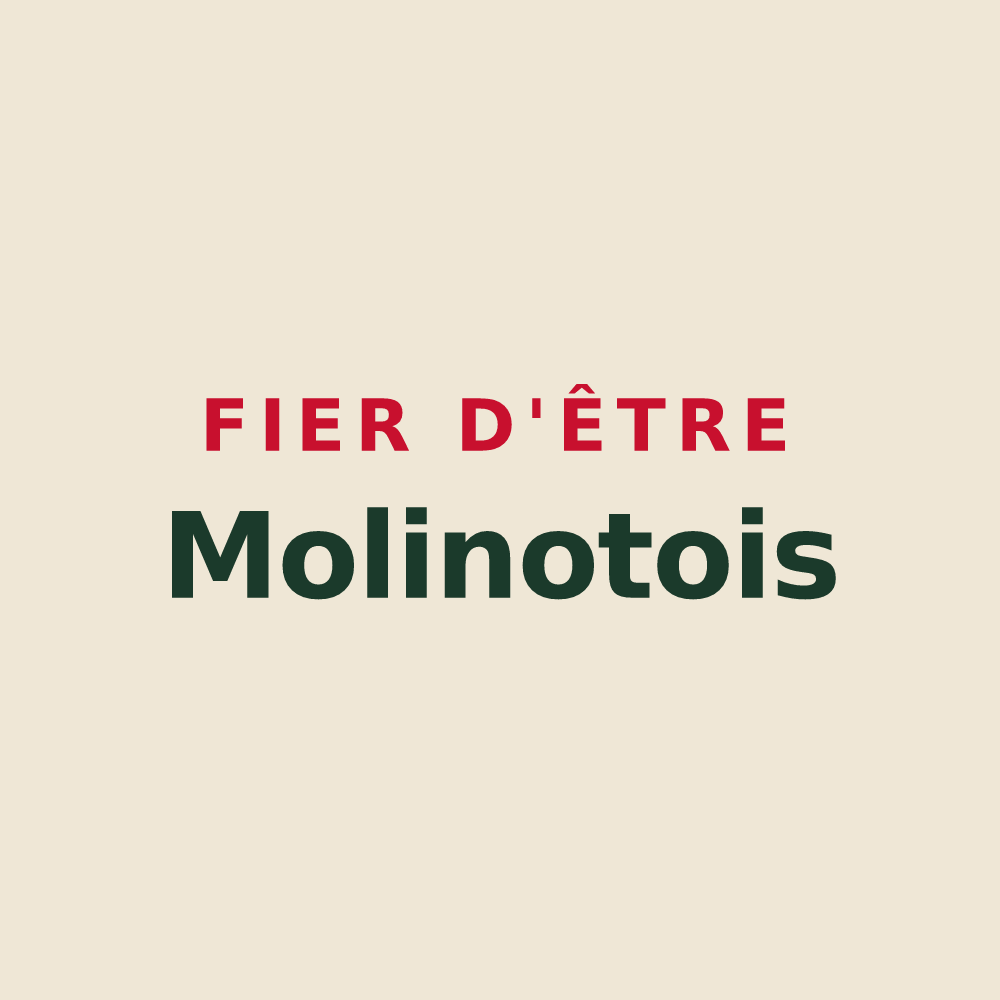 Tote bag « Fier d'être Molinotois » — design pour Molinot