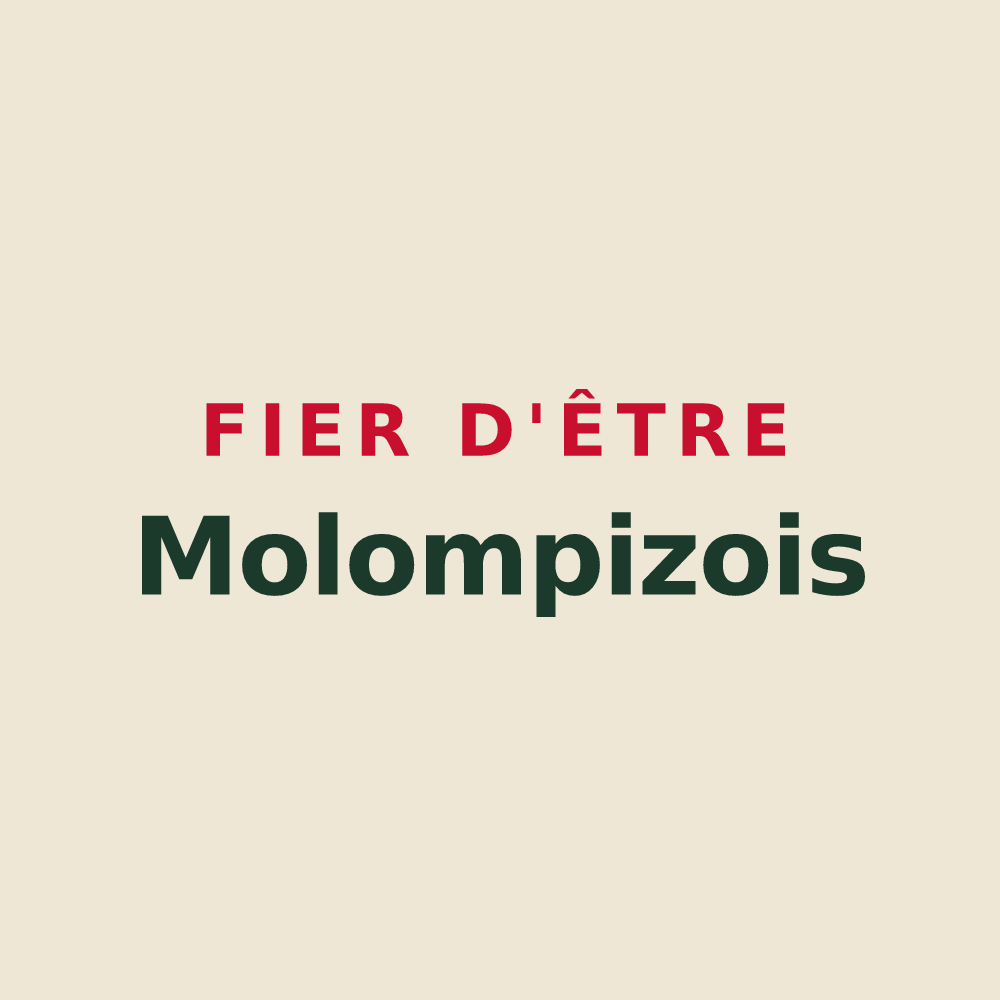 Tote bag « Fier d'être Molompizois » — design pour Molompize
