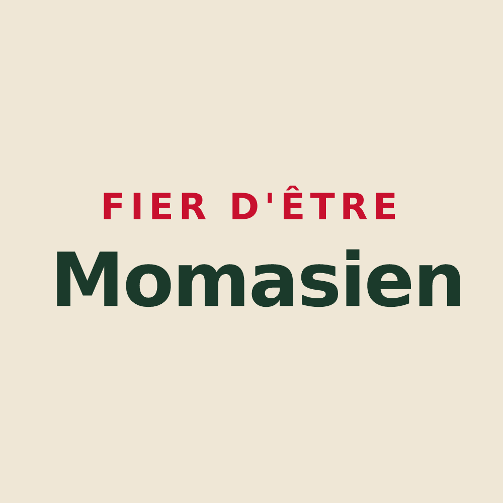 Tote bag « Fier d'être Momasien » — design pour Momas