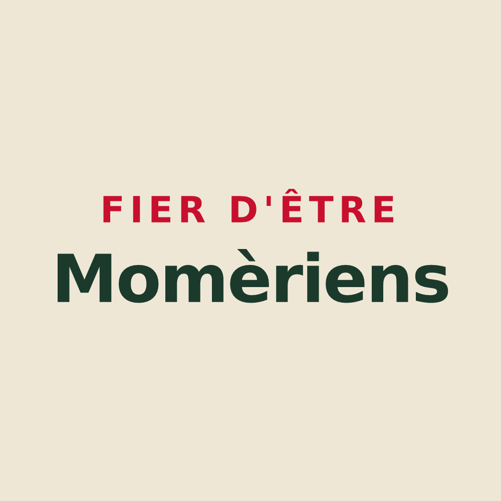 Tote bag « Fier d'être Momèriens » — design pour Momères