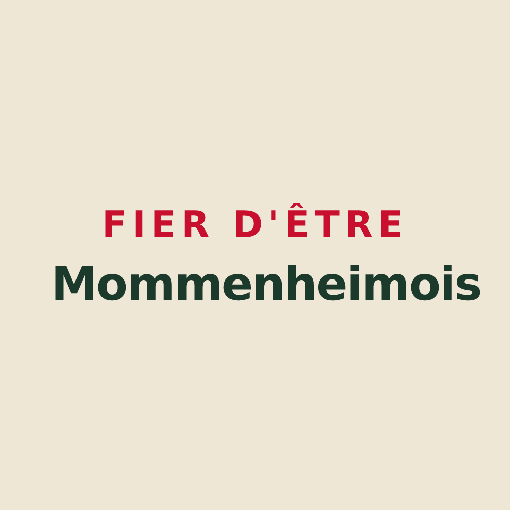 Tote bag « Fier d'être Mommenheimois » — design pour Mommenheim