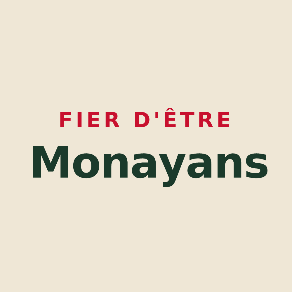 Tote bag « Fier d'être Monayans » — design pour Monay