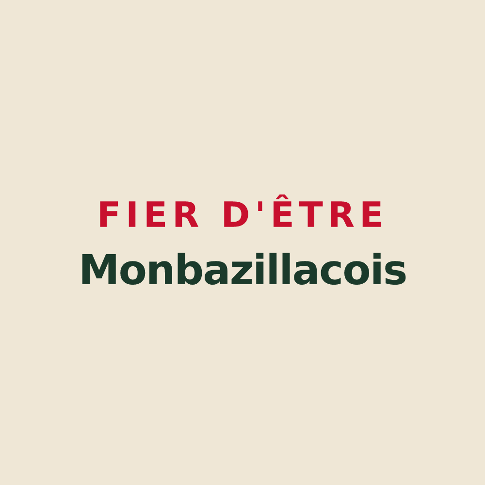 Tote bag « Fier d'être Monbazillacois » — design pour Monbazillac