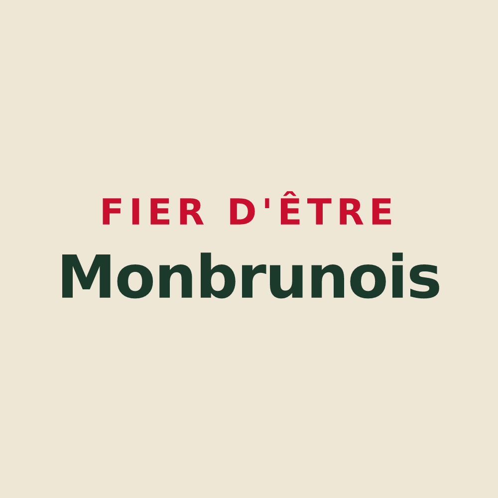 Tote bag « Fier d'être Monbrunois » — design pour Monbrun