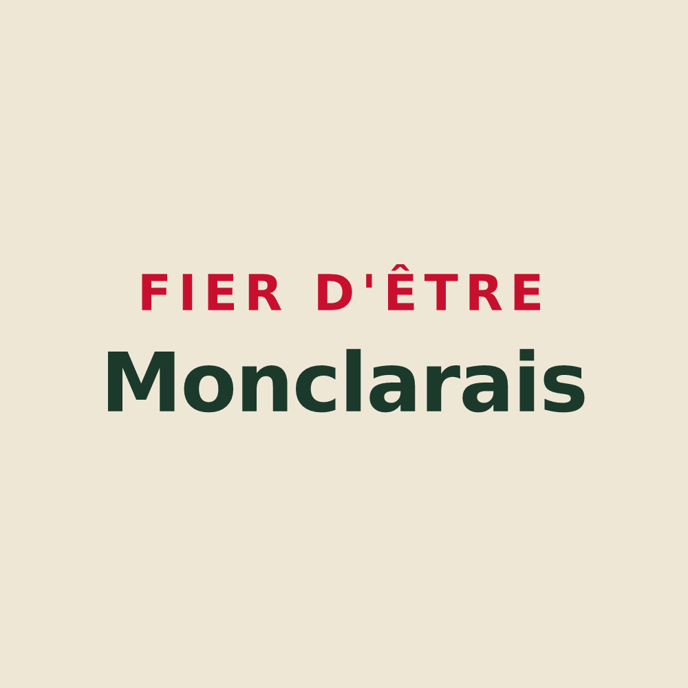 Tote bag « Fier d'être Monclarais » — design pour Monclar-de-Quercy
