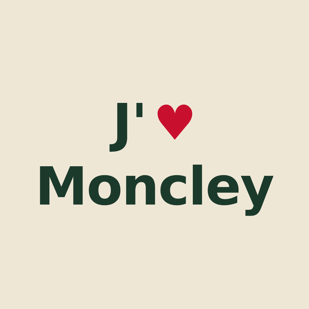 Tote bag personnalisé Moncley — design J'aime Moncley