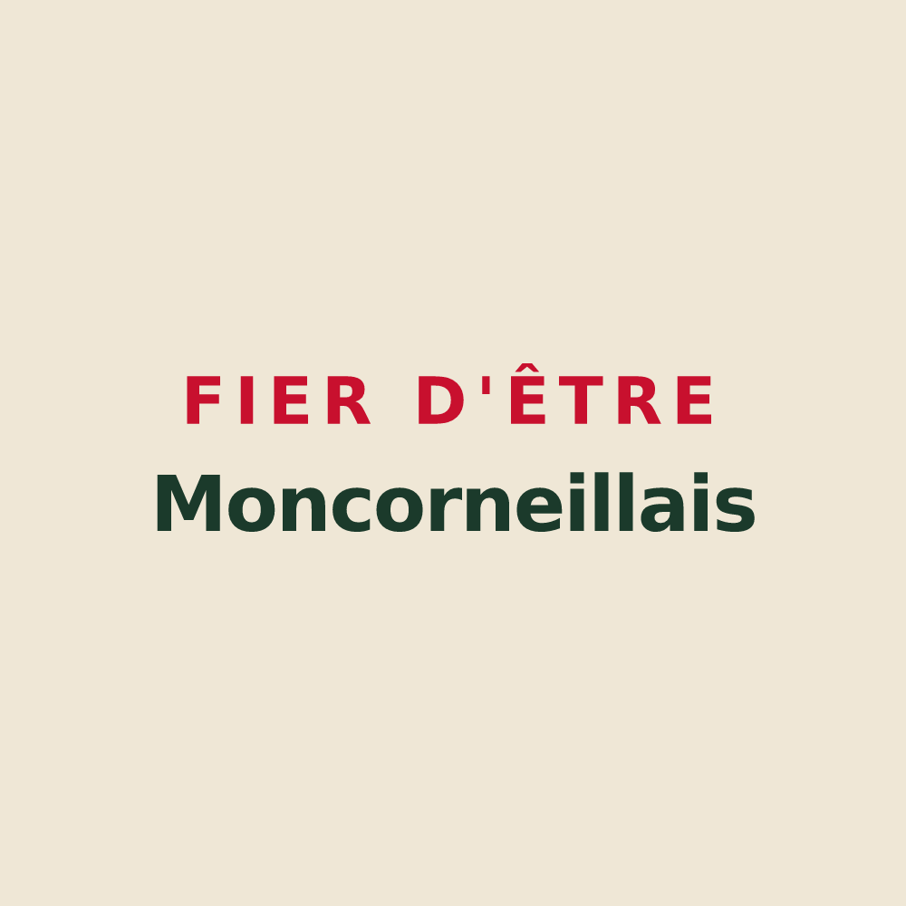 Tote bag « Fier d'être Moncorneillais » — design pour Moncorneil-Grazan