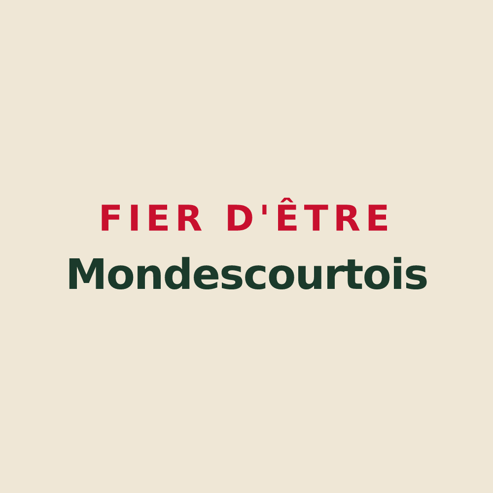 Tote bag « Fier d'être Mondescourtois » — design pour Mondescourt