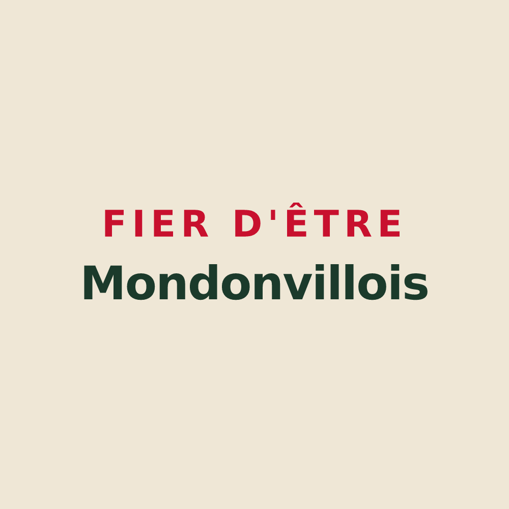Tote bag « Fier d'être Mondonvillois » — design pour Mondonville