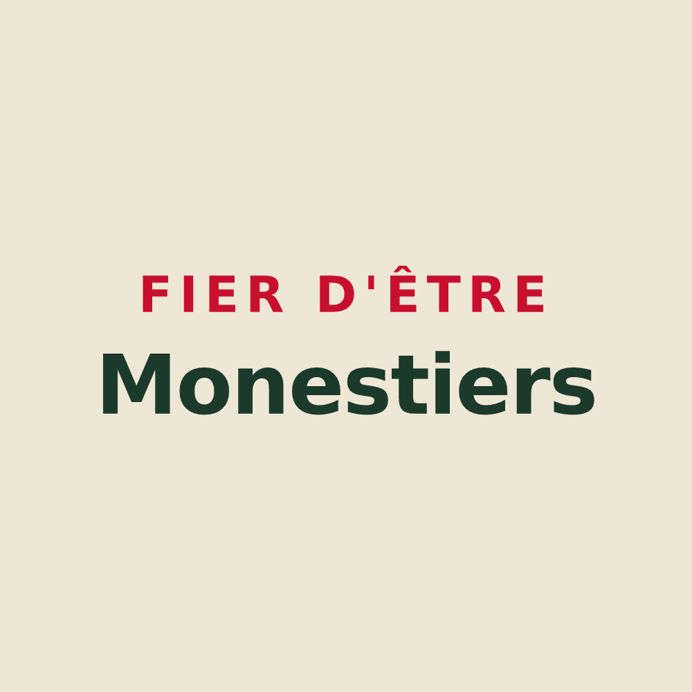Tote bag « Fier d'être Monestiers » — design pour Monestier