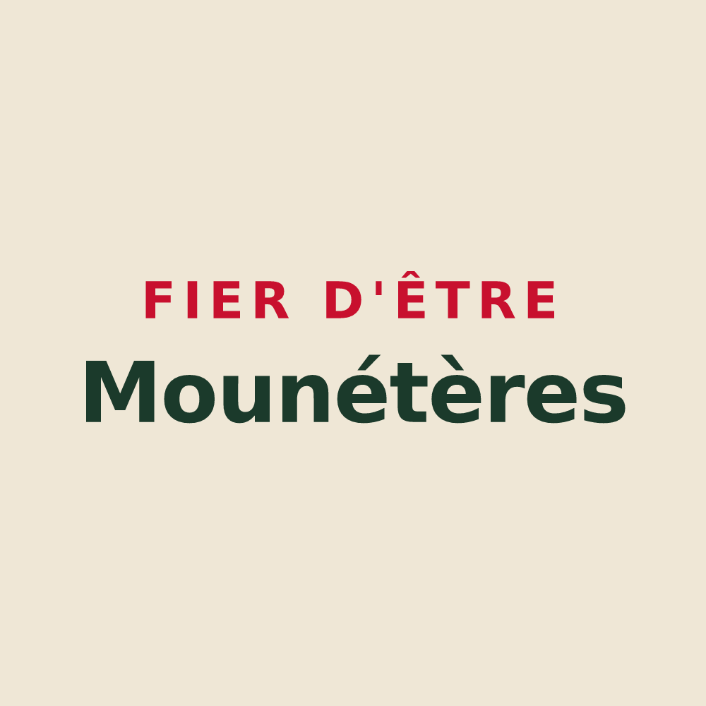 Tote bag « Fier d'être Mounétères » — design pour Monestier