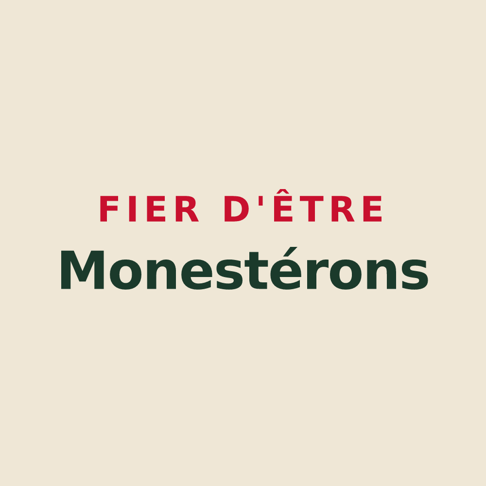 Tote bag « Fier d'être Monestérons » — design pour Monestier-d'Ambel