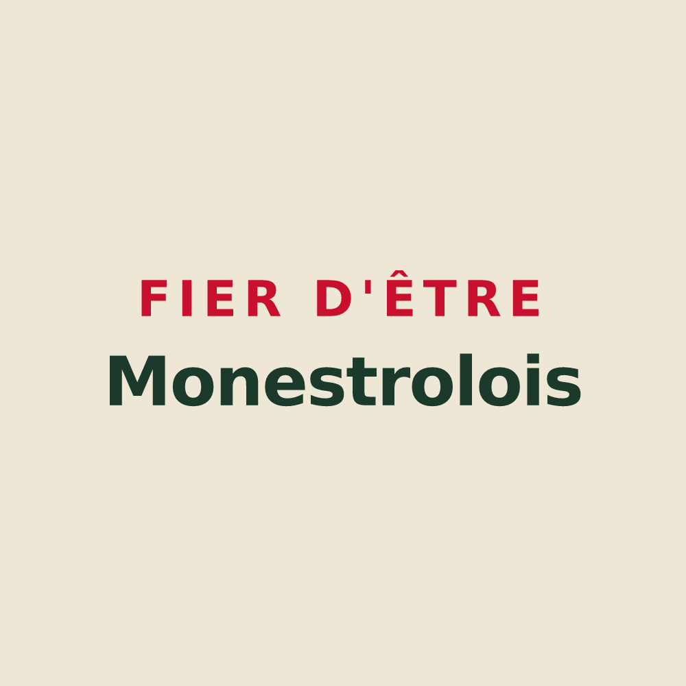 Tote bag « Fier d'être Monestrolois » — design pour Monestrol
