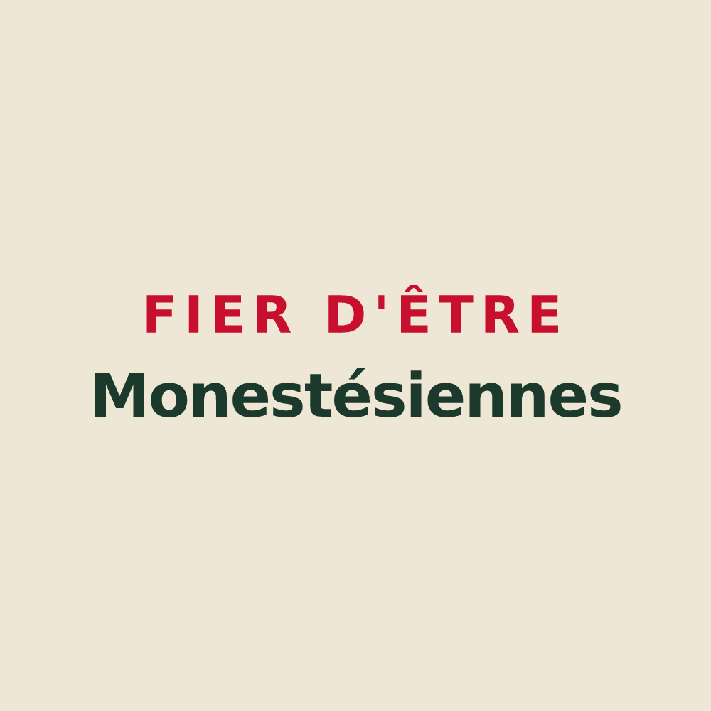 Tote bag « Fier d'être Monestésiennes » — design pour Monéteau