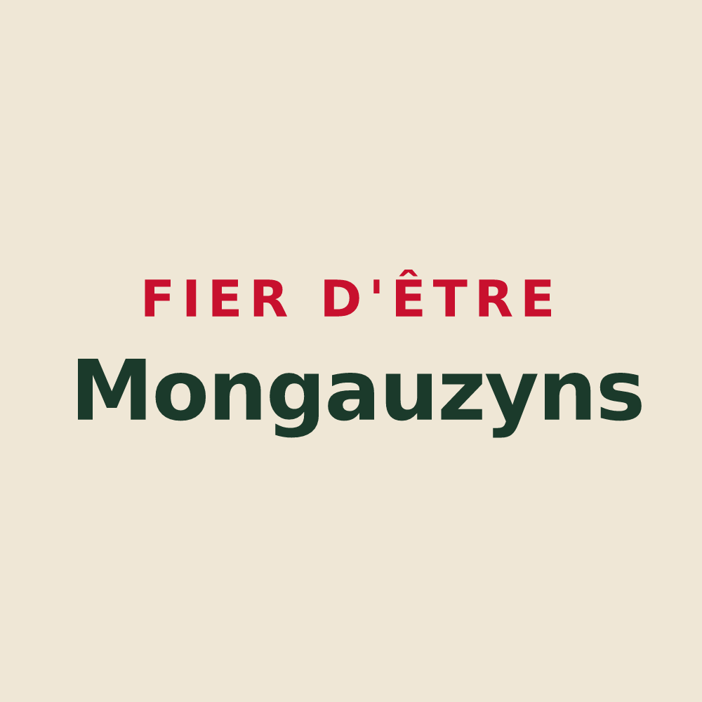 Tote bag « Fier d'être Mongauzyns » — design pour Mongauzy