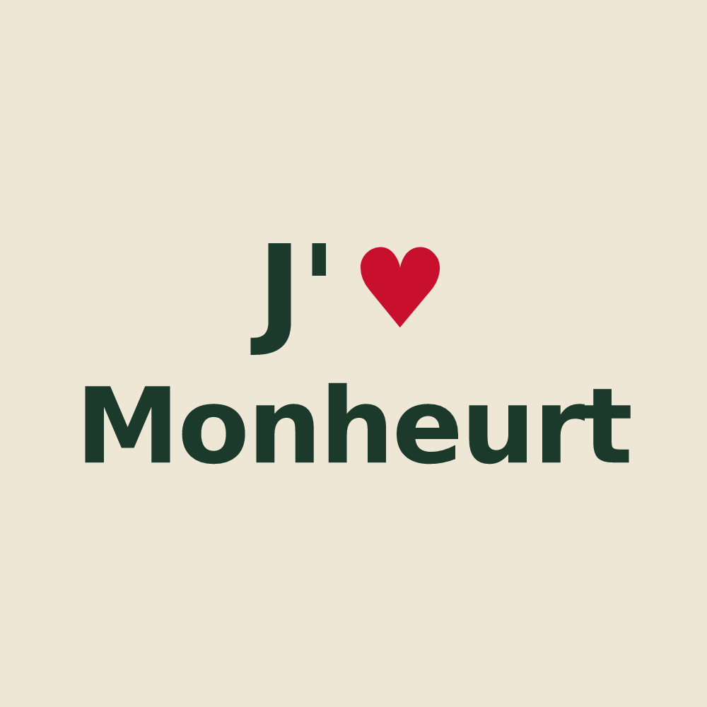 Tote bag personnalisé Monheurt — design J'aime Monheurt