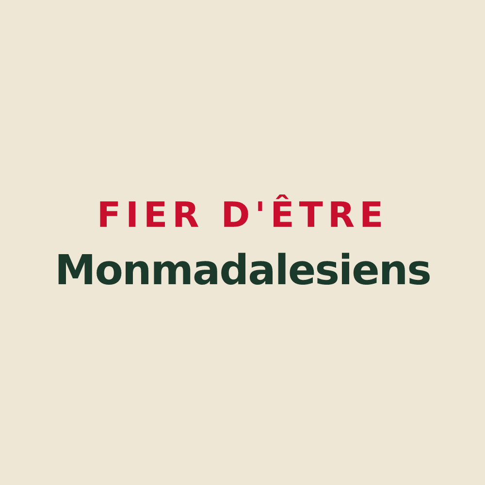 Tote bag « Fier d'être Monmadalesiens » — design pour Monmadalès