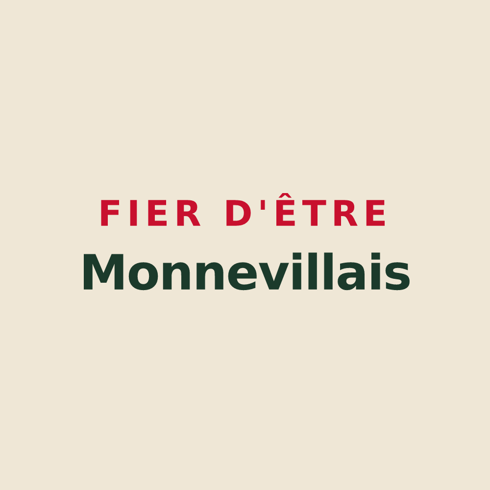 Tote bag « Fier d'être Monnevillais » — design pour Monneville