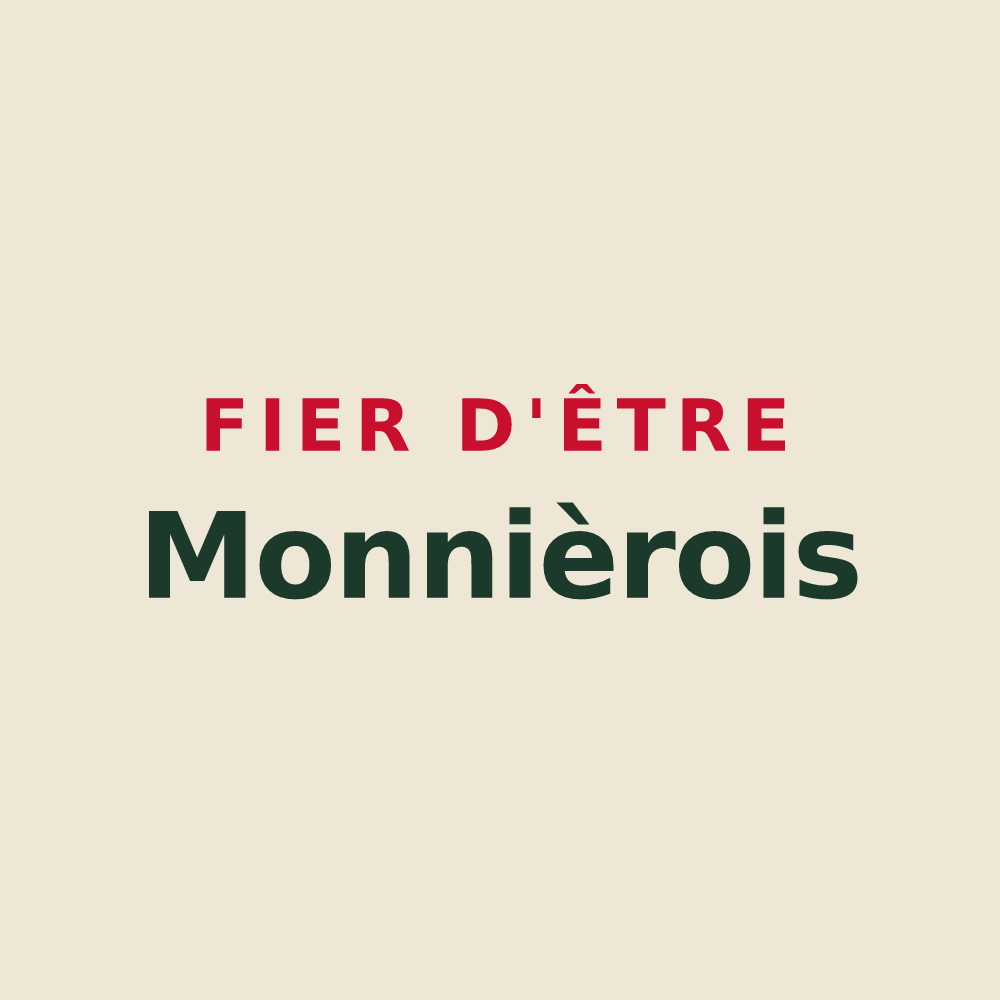 Tote bag « Fier d'être Monnièrois » — design pour Monnières