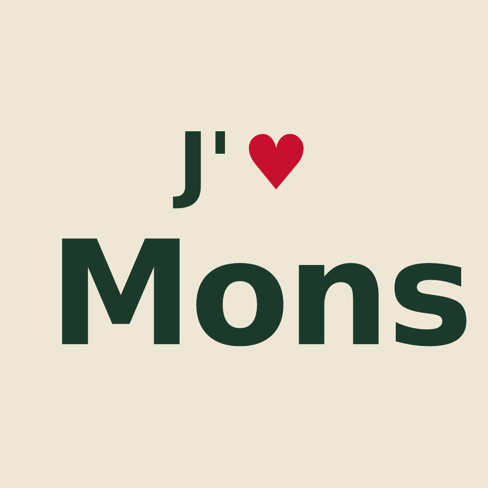 Tote bag personnalisé Mons — design J'aime Mons