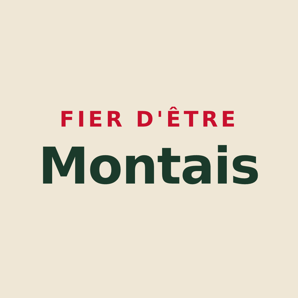 Tote bag « Fier d'être Montais » — design pour Mont