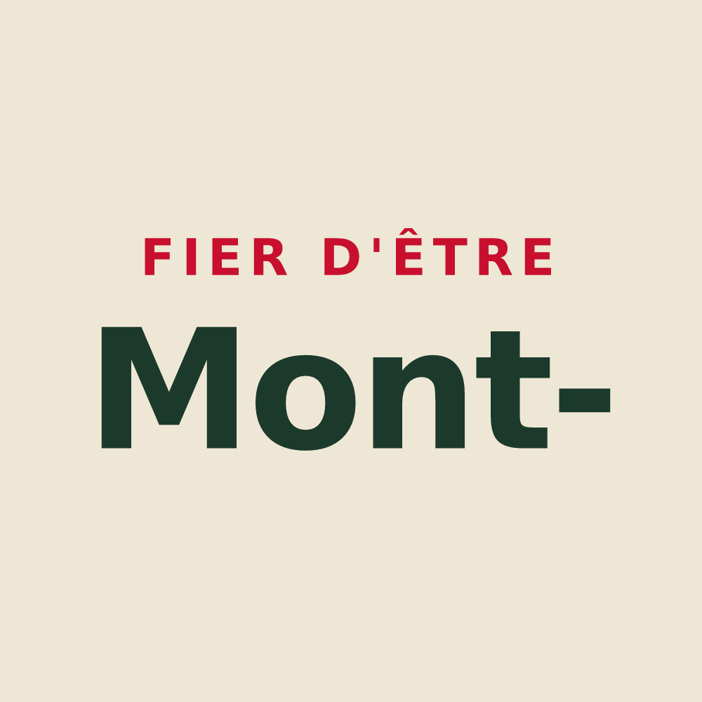 Tote bag « Fier d'être Mont- » — design pour Mont-et-Marré