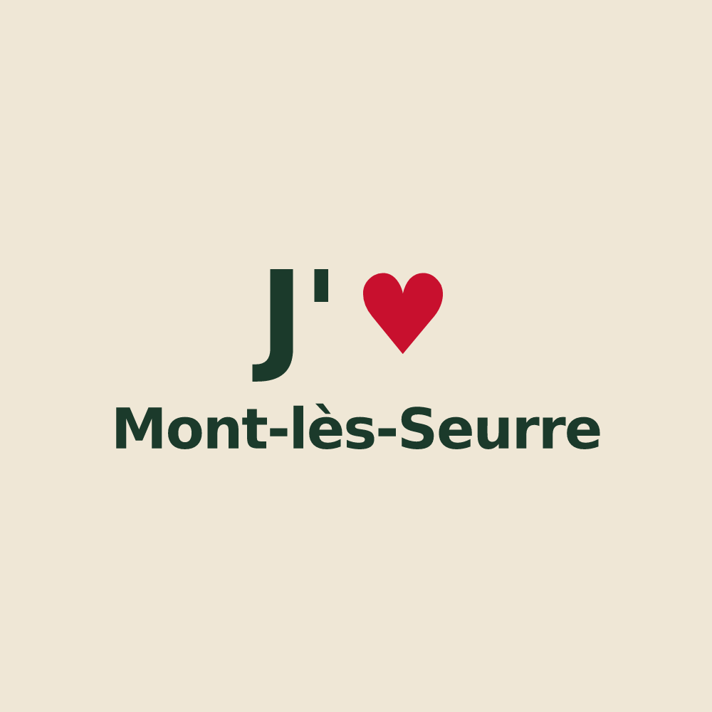 Tote bag personnalisé Mont-lès-Seurre — design J'aime Mont-lès-Seurre