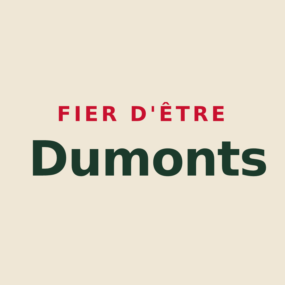 Tote bag « Fier d'être Dumonts » — design pour Mont-Saxonnex