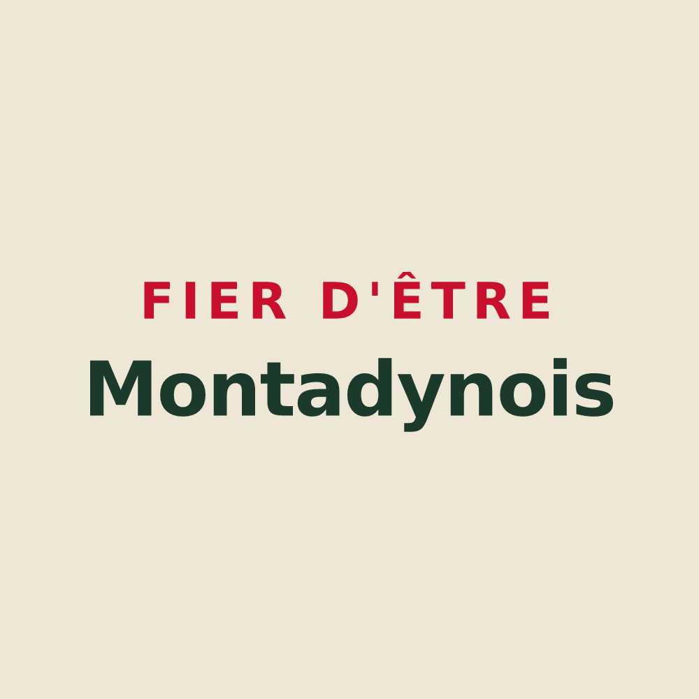 Tote bag « Fier d'être Montadynois » — design pour Montady