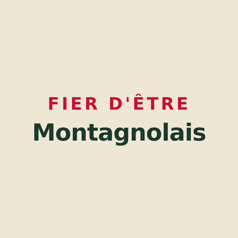Tote bag « Fier d'être Montagnolais » — design pour Montagnole