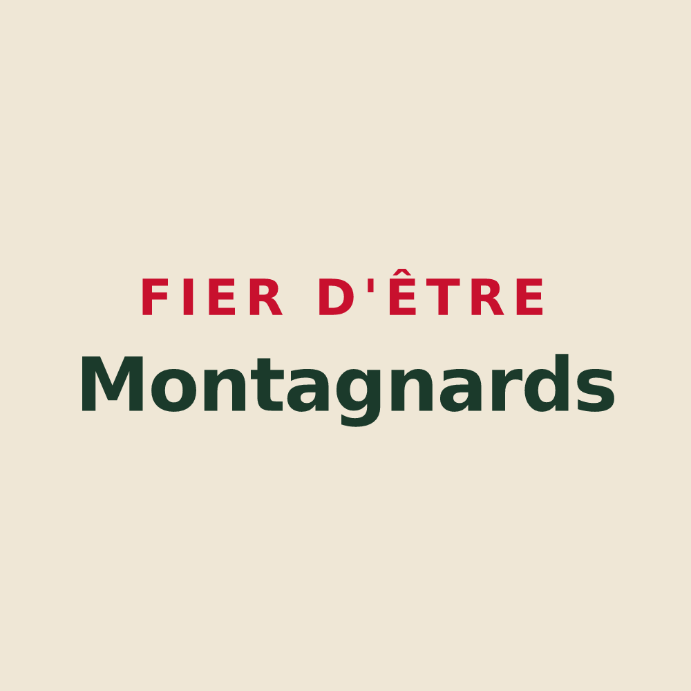 Tote bag « Fier d'être Montagnards » — design pour Montagny