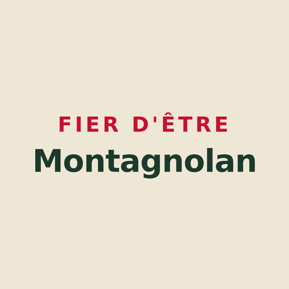 Tote bag « Fier d'être Montagnolan » — design pour Montagny-les-Lanches
