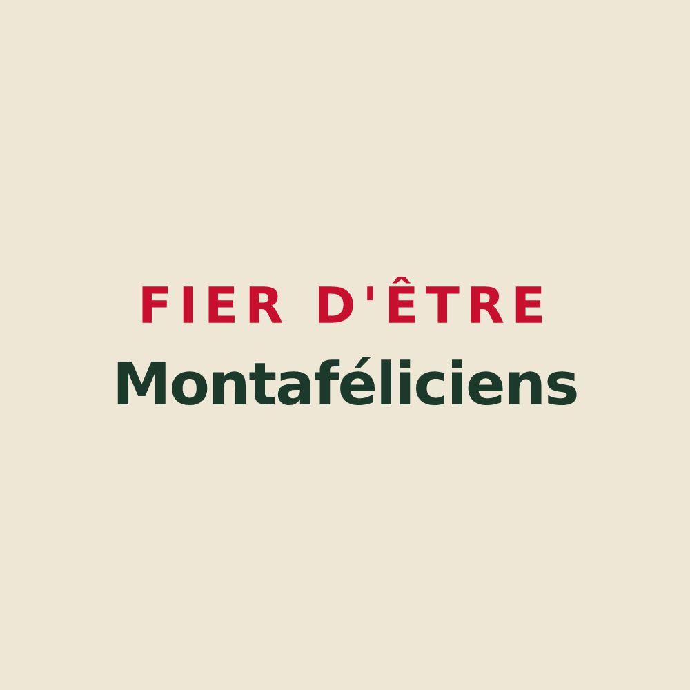 Tote bag « Fier d'être Montaféliciens » — design pour Montagny-Sainte-Félicité