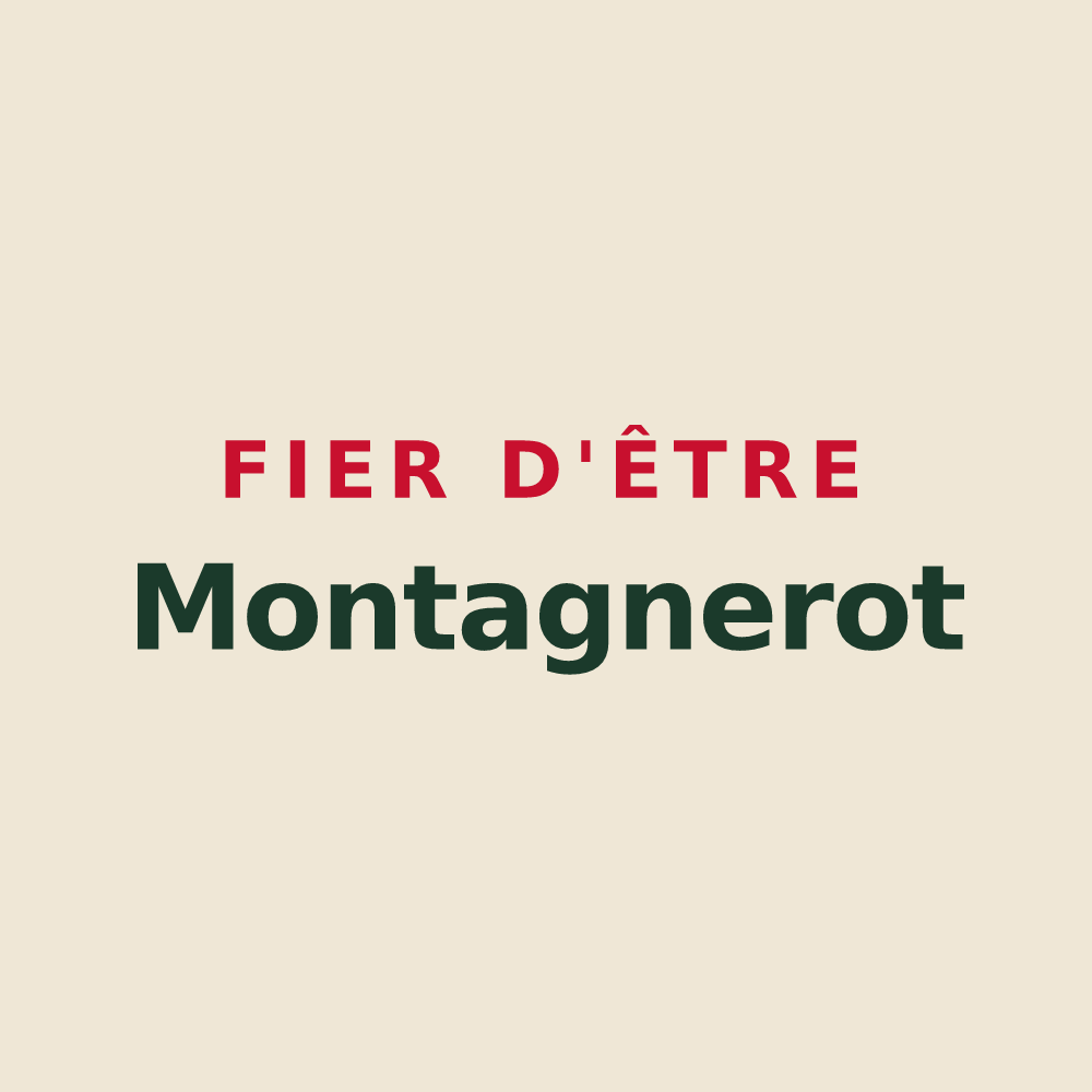 Tote bag « Fier d'être Montagnerot » — design pour Montagny