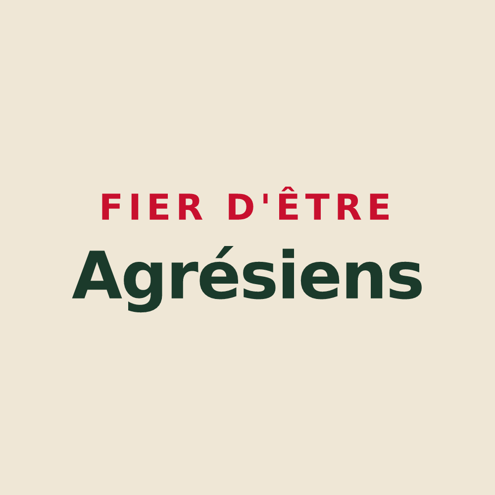 Tote bag « Fier d'être Agrésiens » — design pour Montagrier
