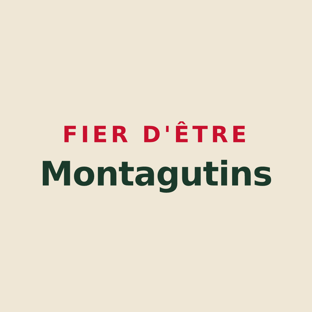 Tote bag « Fier d'être Montagutins » — design pour Montaigut-le-Blanc