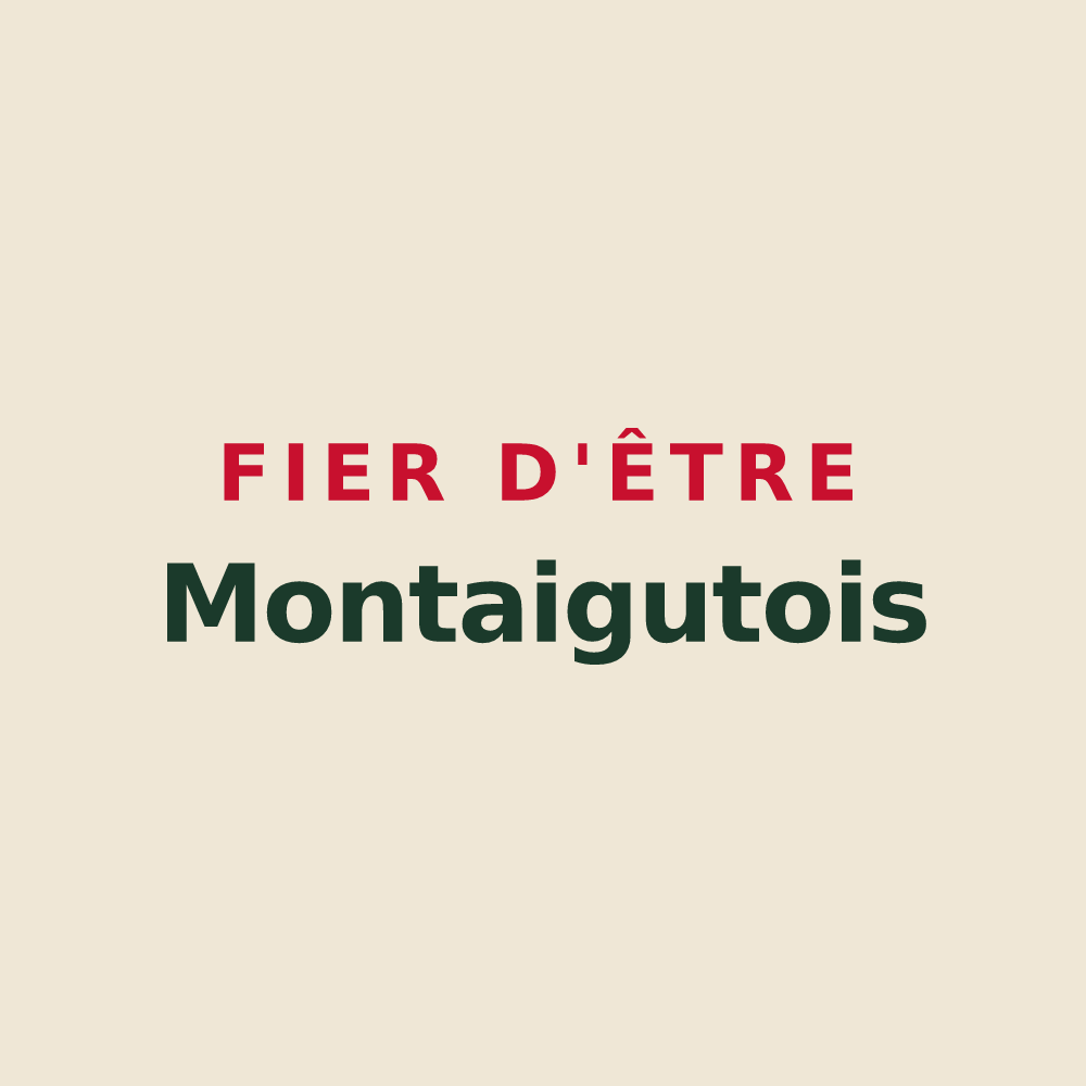 Tote bag « Fier d'être Montaigutois » — design pour Montaigut-sur-Save