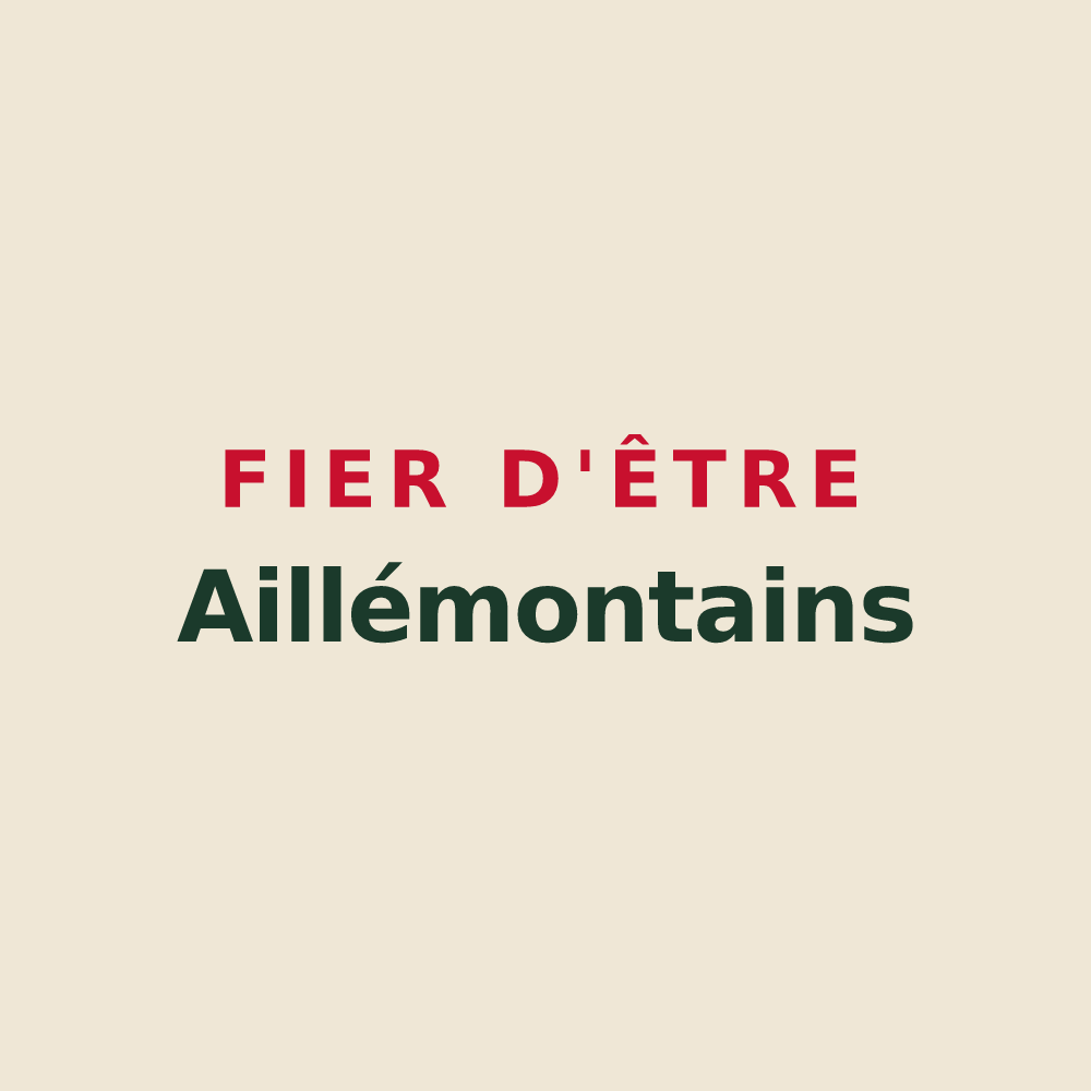 Tote bag « Fier d'être Aillémontains » — design pour Montaillé