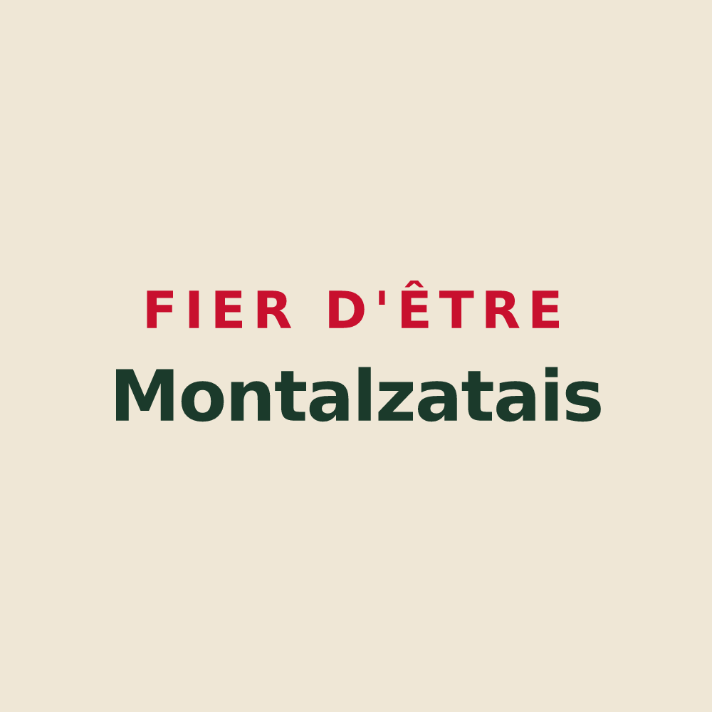Tote bag « Fier d'être Montalzatais » — design pour Montalzat