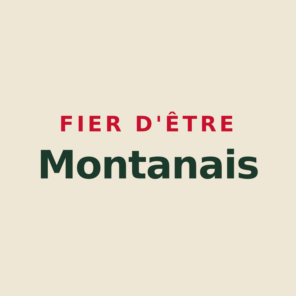 Tote bag « Fier d'être Montanais » — design pour Montans