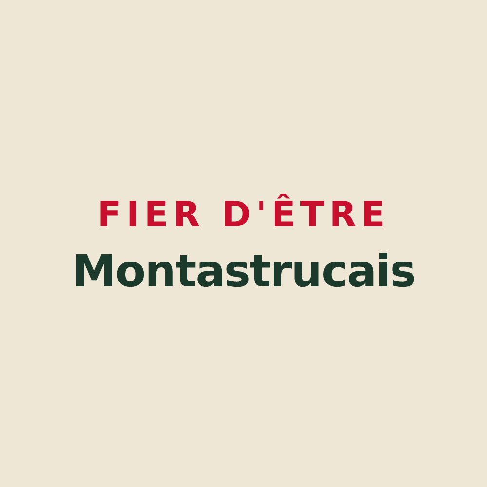 Tote bag « Fier d'être Montastrucais » — design pour Montastruc