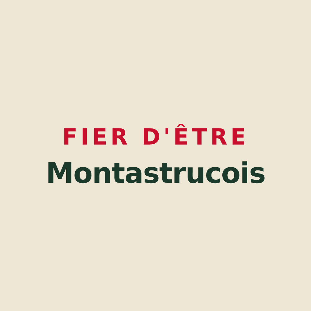 Tote bag « Fier d'être Montastrucois » — design pour Montastruc-la-Conseillère
