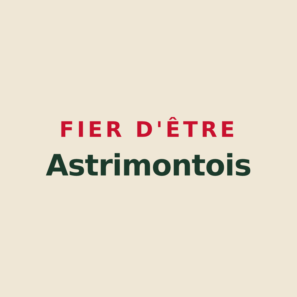 Tote bag « Fier d'être Astrimontois » — design pour Montastruc-Savès