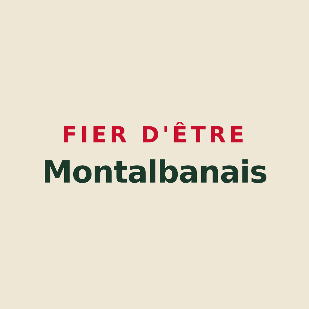 Tote bag « Fier d'être Montalbanais » — design pour Montauban